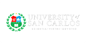 University of San Carlos logo and motto.