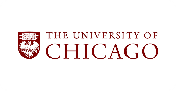 University of Chicago logo on black background.