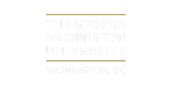 George Washington University logo, Washington, DC.